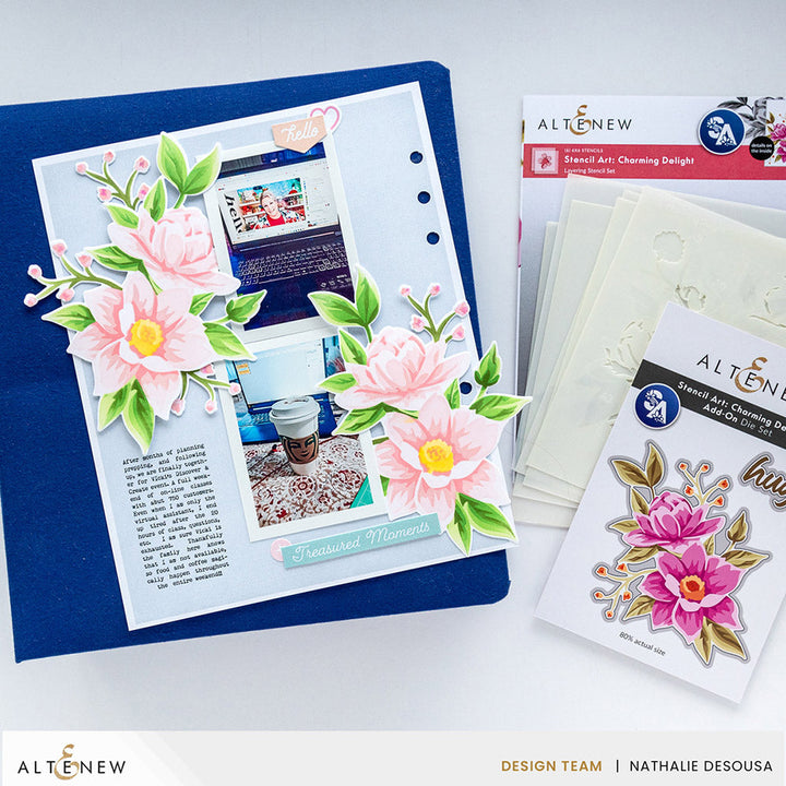 Stencil Art Bundle Stencil Art: Charming Delight & Add-on Die Bundle