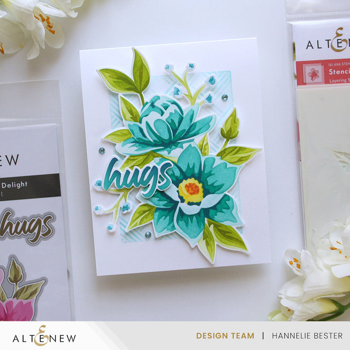 Stencil Art Bundle Stencil Art: Charming Delight & Add-on Die Bundle