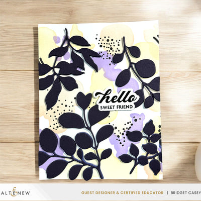 Stencil Art Bundle Stencil Art: Nature Splashes and Add-on Die Bundle