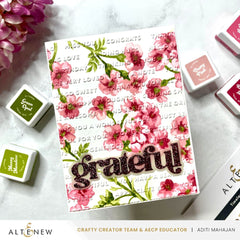 Stencil Art Bundle Stencil Art: Painted Geraniums & Add-on Die Bundle