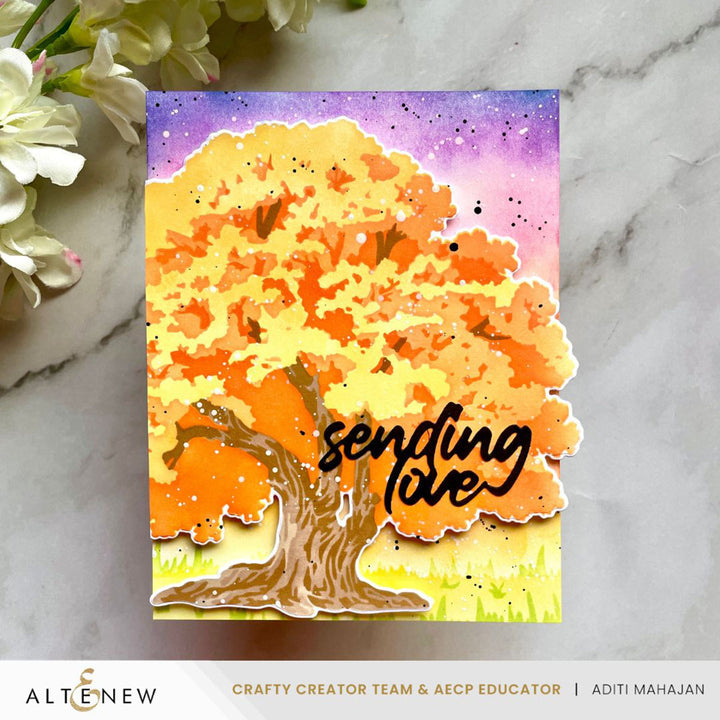 Stencil Art Bundle Stencil Art: Strong Oak & Add-on Die Bundle