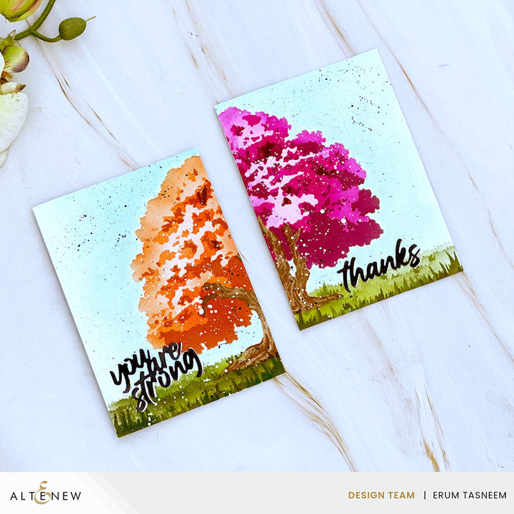 Stencil Art Bundle Stencil Art: Strong Oak & Add-on Die Bundle