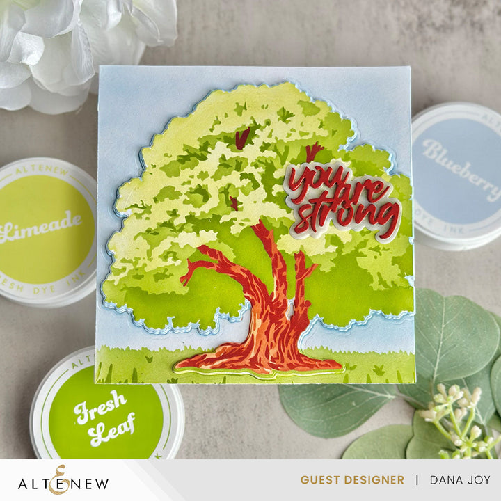Stencil Art Bundle Stencil Art: Strong Oak & Add-on Die Bundle