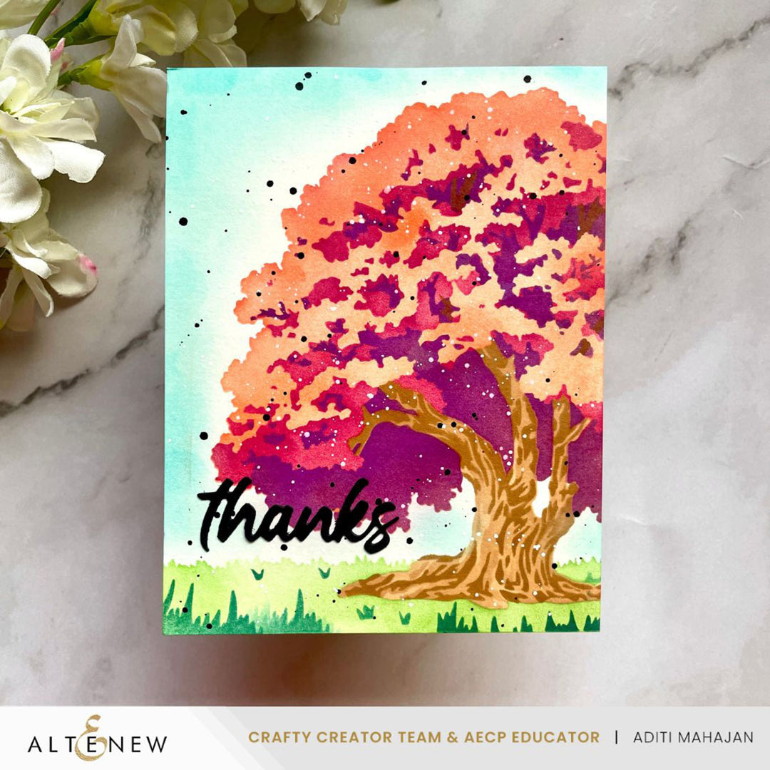 Stencil Art Bundle Stencil Art: Strong Oak & Add-on Die Bundle