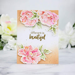 Stencil Beautiful Peony Mask Stencil