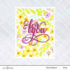 Stencil Blooming Flower Bed Stencil Set (3 in 1)