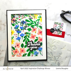 Stencil Blooming Flower Bed Stencil Set (3 in 1)