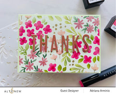 Stencil Blooming Flower Bed Stencil Set (3 in 1)