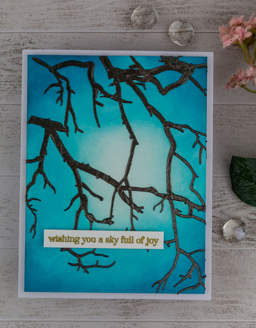 Stencil Branching Out Stencil