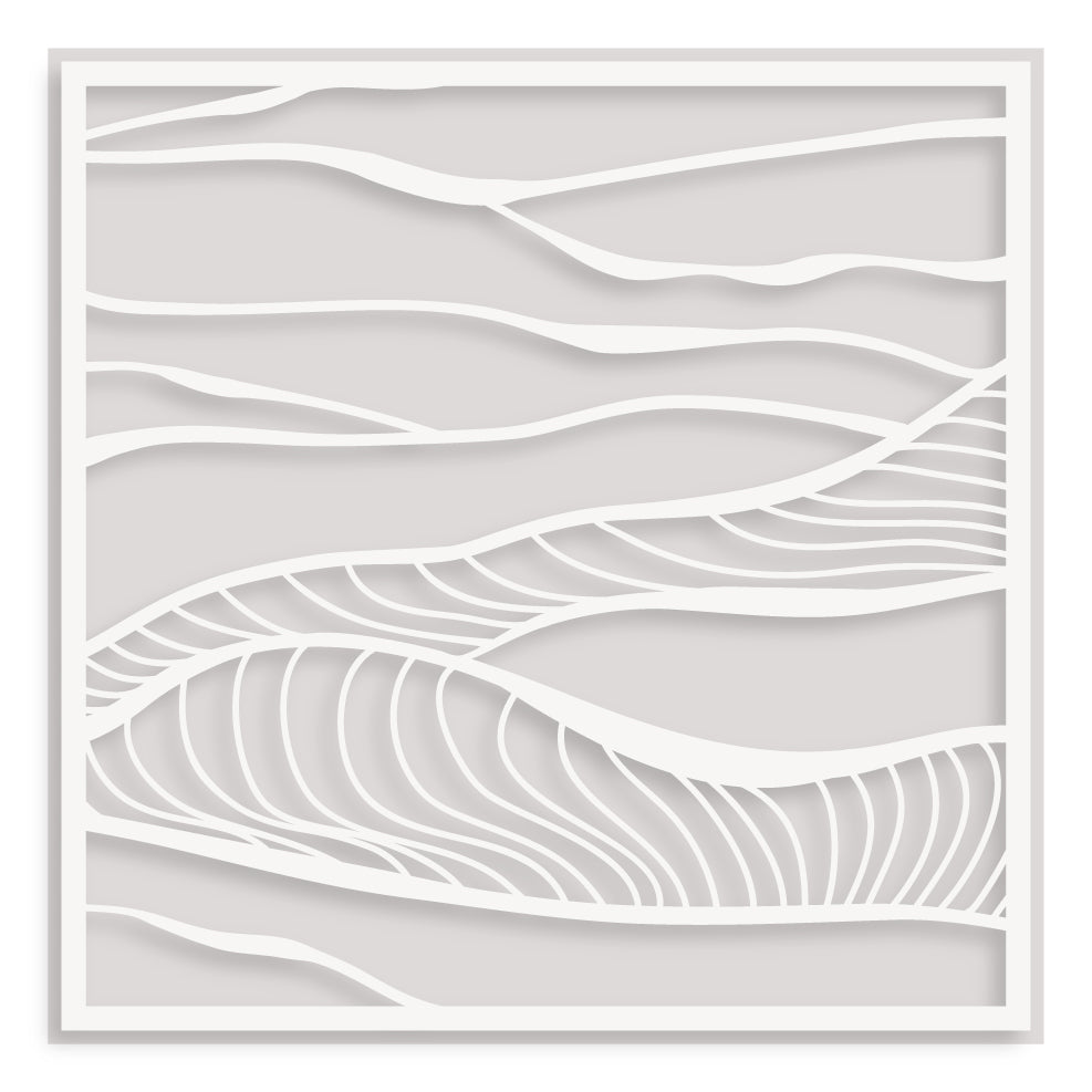 Stencil Brilliant Waves Background Stencil