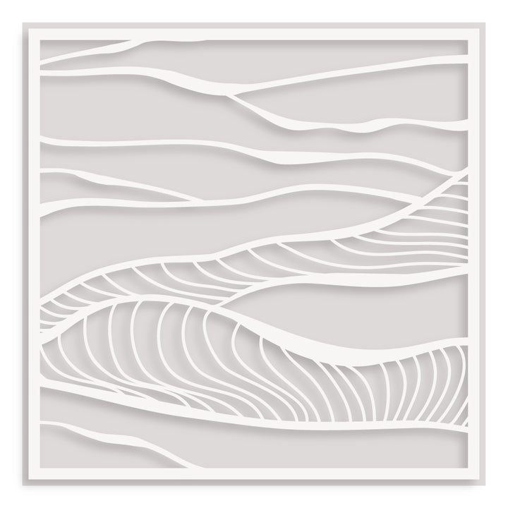 Stencil Brilliant Waves Background Stencil