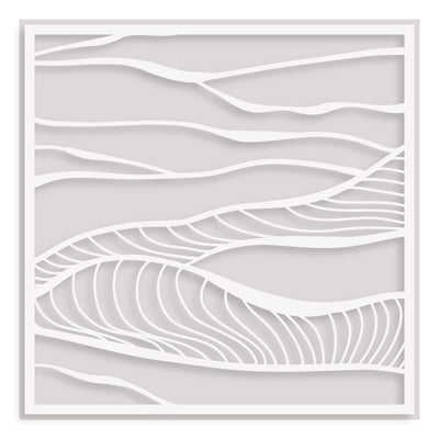 Stencil Brilliant Waves Background Stencil