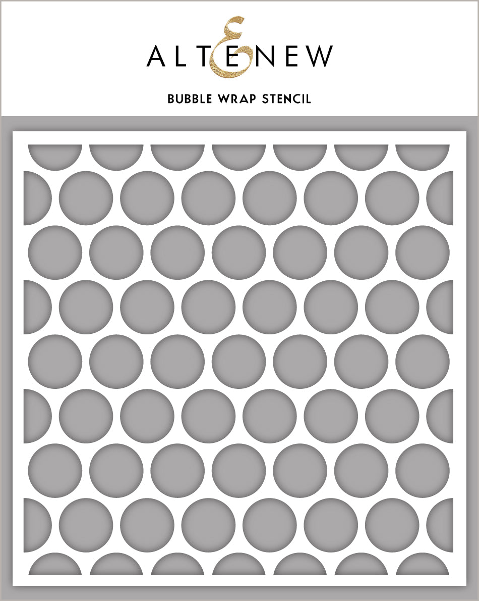 Stencil Bubble Wrap Stencil