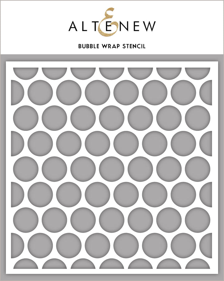 Stencil Bubble Wrap Stencil