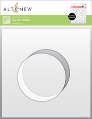 Stencil Bundle Circle Frame Mask Stencil & Flowers & Petals Layering Stencil Bundle