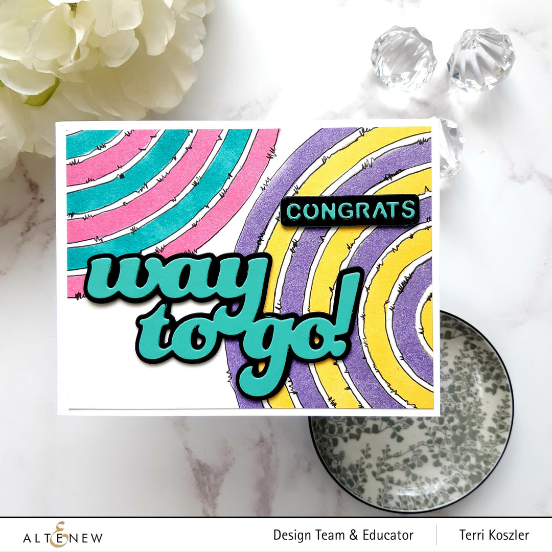 Stencil Bundle Double Rainbow