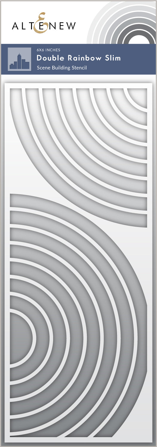 Stencil Bundle Double Rainbow