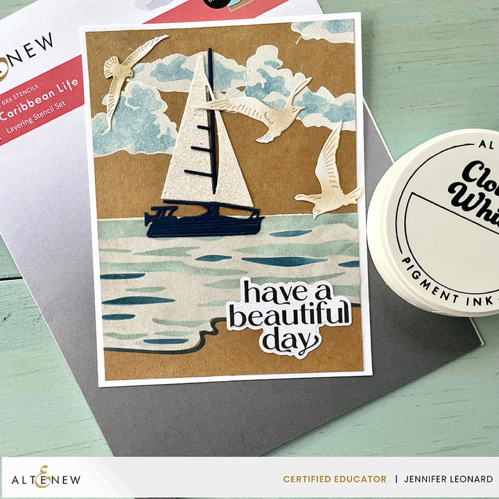 Stencil Caribbean Life Layering Stencil Set (4 in 1)