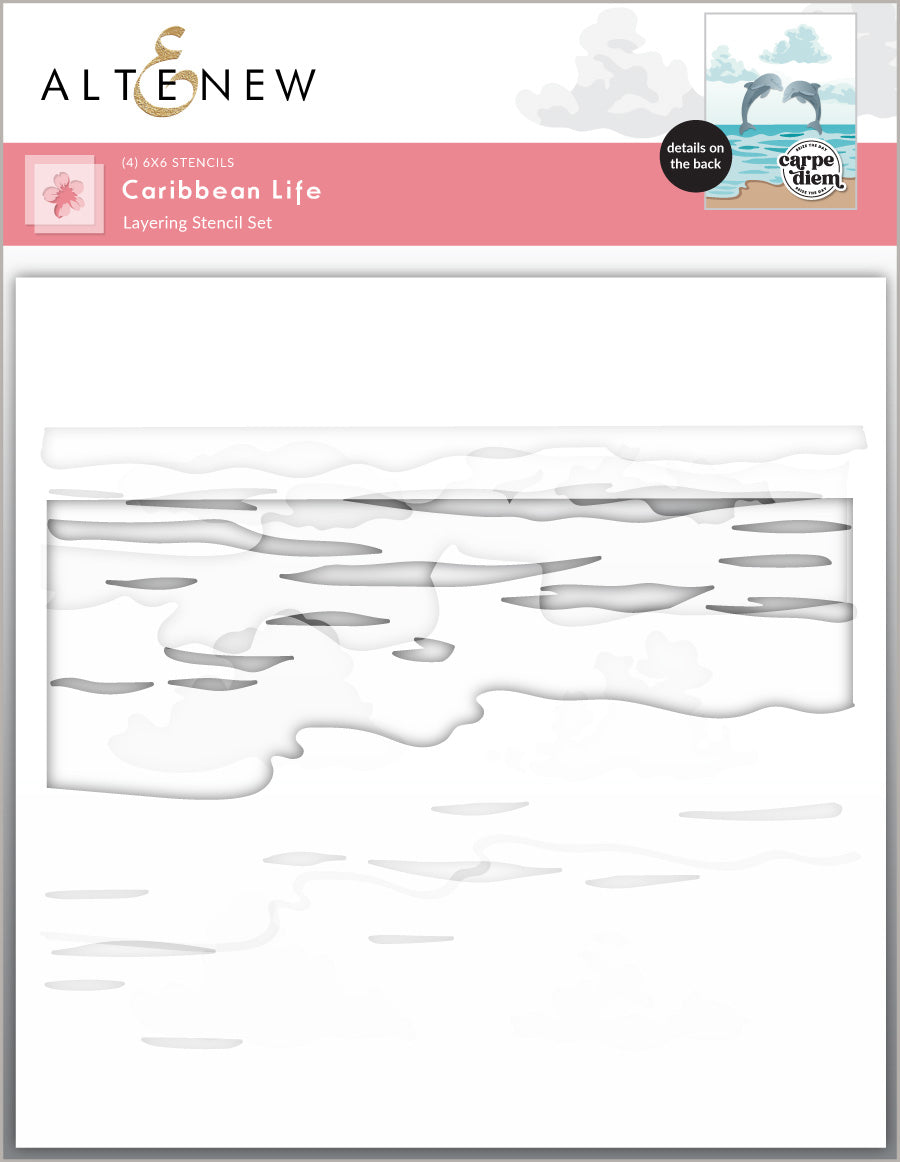 Stencil Caribbean Life Layering Stencil Set (4 in 1)
