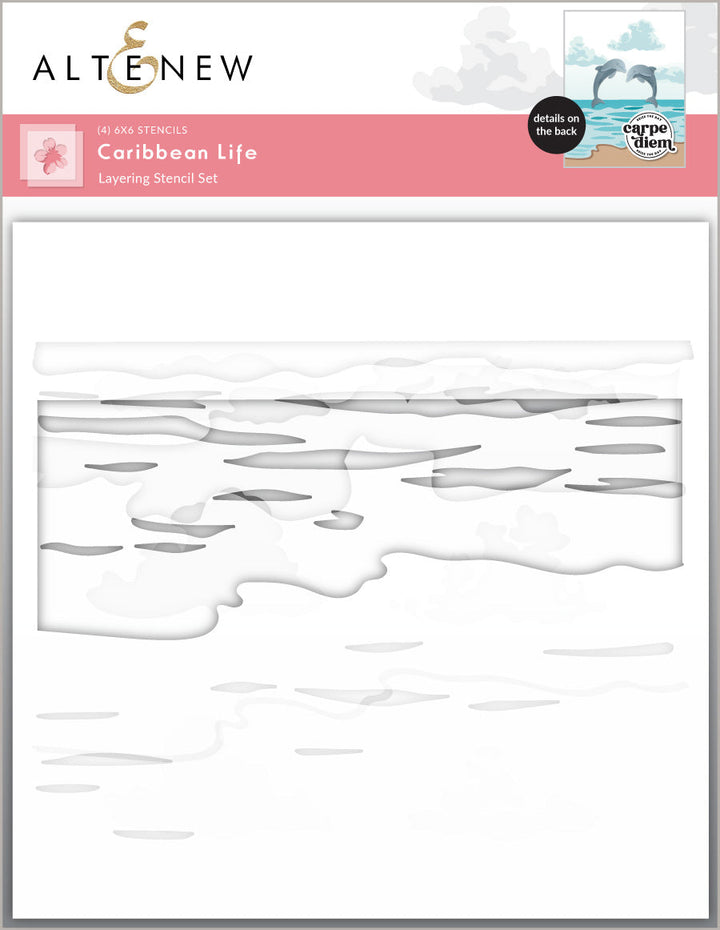Stencil Caribbean Life Layering Stencil Set (4 in 1)