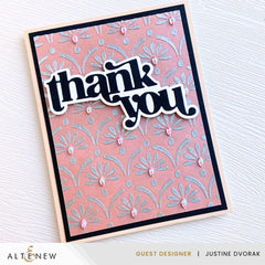 Stencil Cascading Elegance Stencil