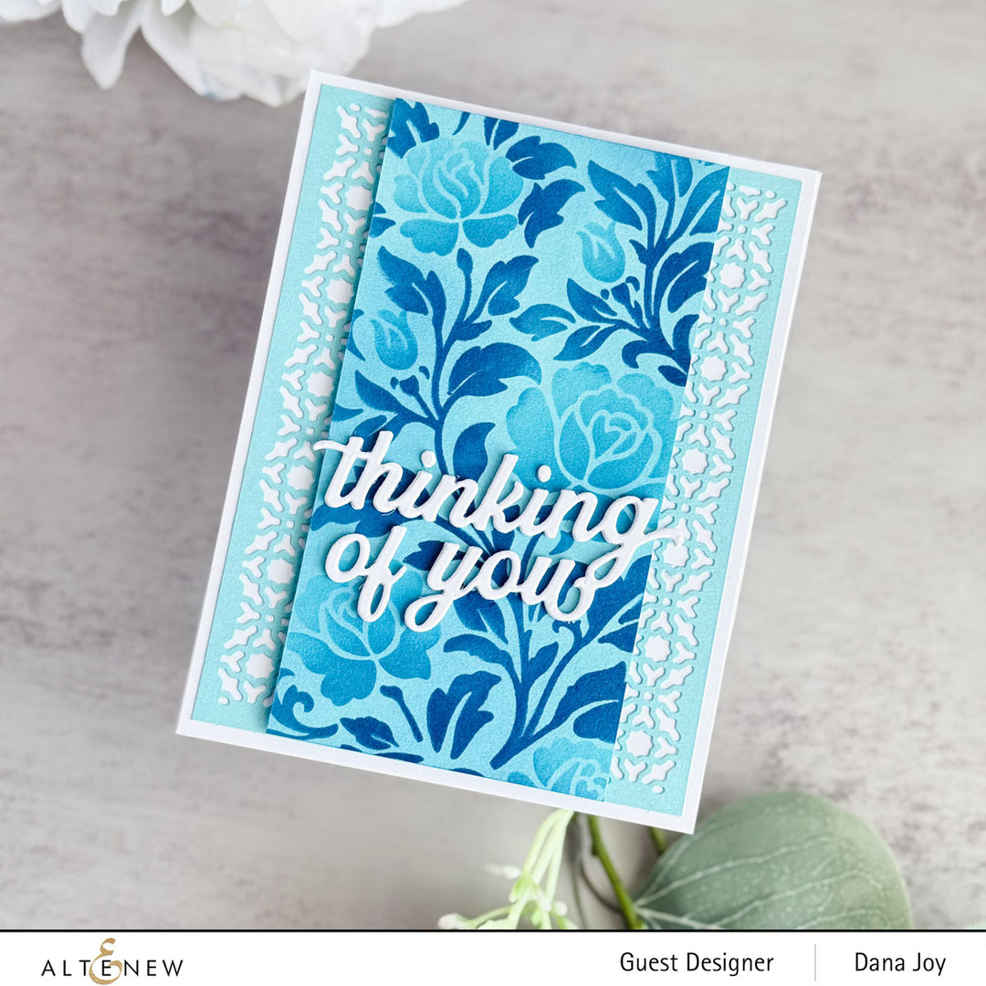 Stencil Chateau Blooms Stencil Set (2 in 1)