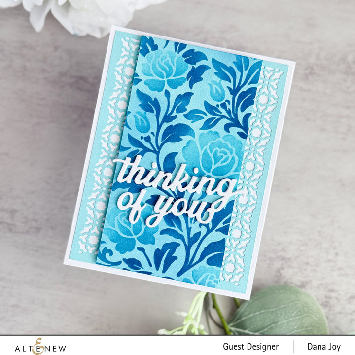 Stencil Chateau Blooms Stencil Set (2 in 1)