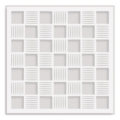 Stencil Checkerboard Tiles Background Stencil