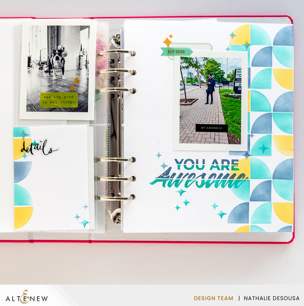 Stencil Chrome Sentiments Stencil