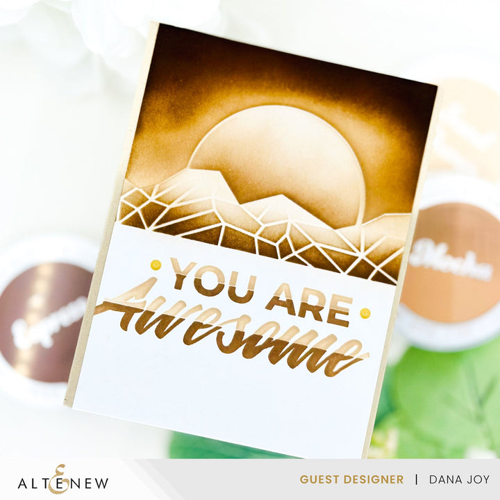 Stencil Chrome Sentiments Stencil