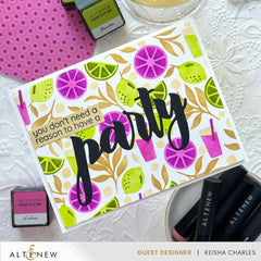 Stencil Citrus Fruits Pattern Layering Stencil Set (4 in 1)
