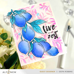 Stencil Citrus Fruits Pattern Layering Stencil Set (4 in 1)