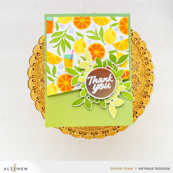 Stencil Citrus Fruits Pattern Layering Stencil Set (4 in 1)