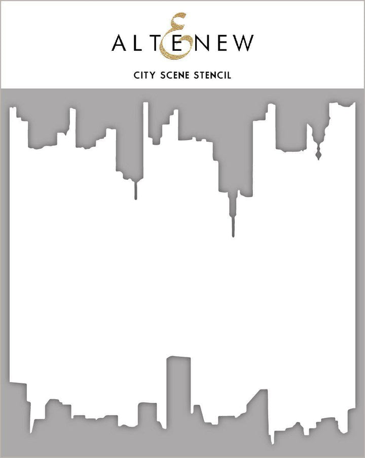 Stencil City Scene Stencil