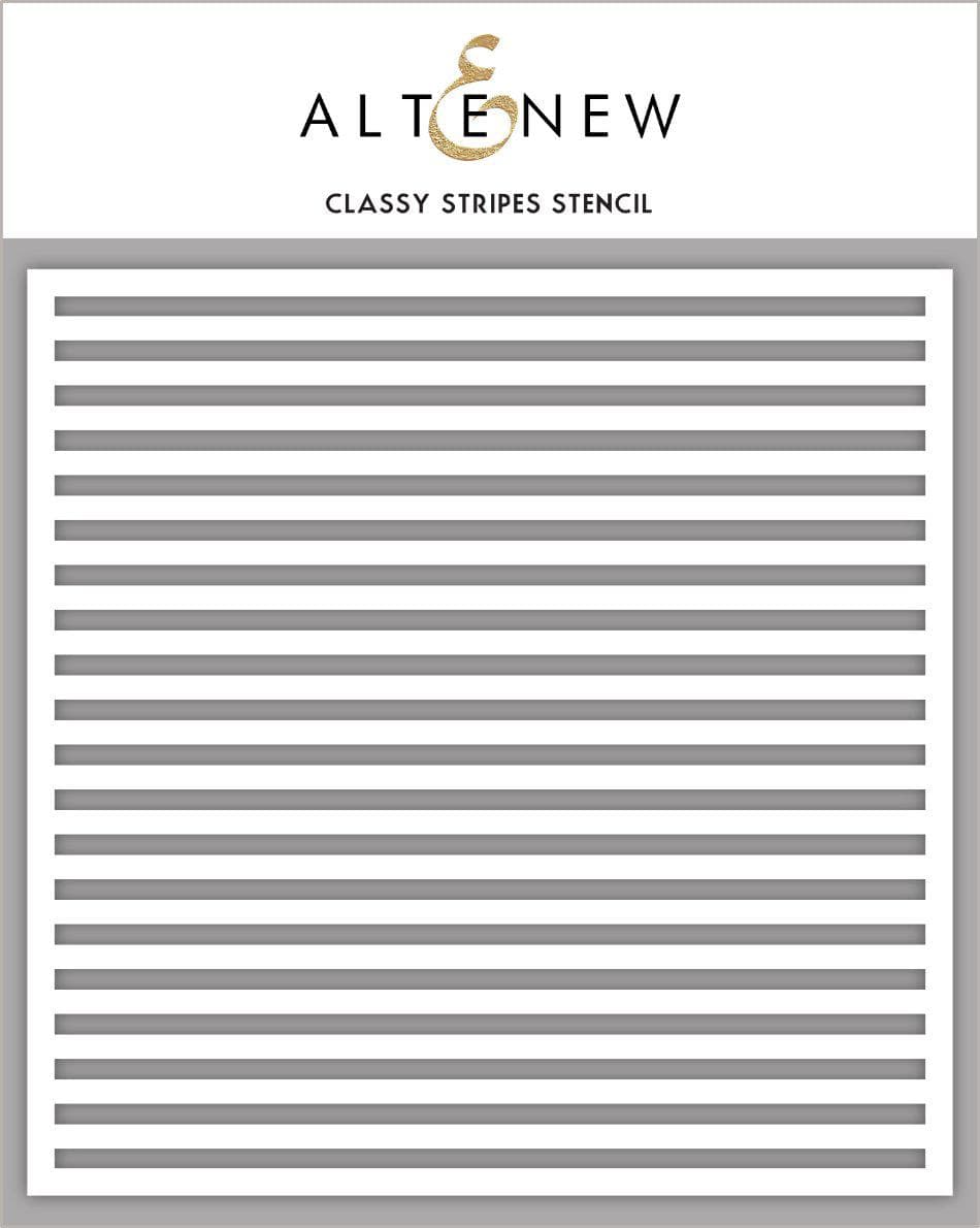 Stencil Classy Stripes Stencil