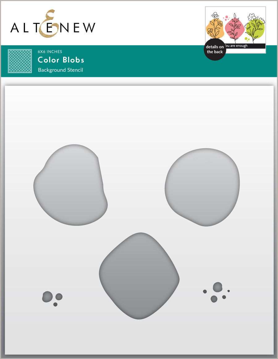 Stencil Color Blobs Stencil