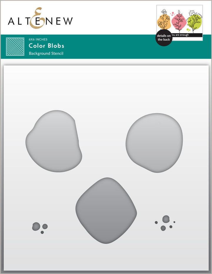 Stencil Color Blobs Stencil