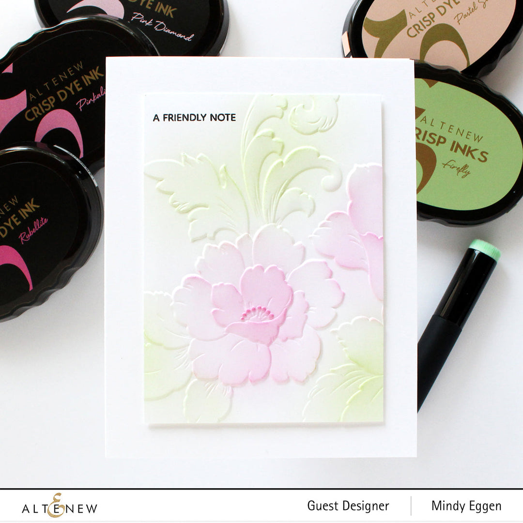 Stencil Craft Your Life Project Kit: Floral Acanthus Add-on Layering Stencil for Embossing Folder (4 in 1)