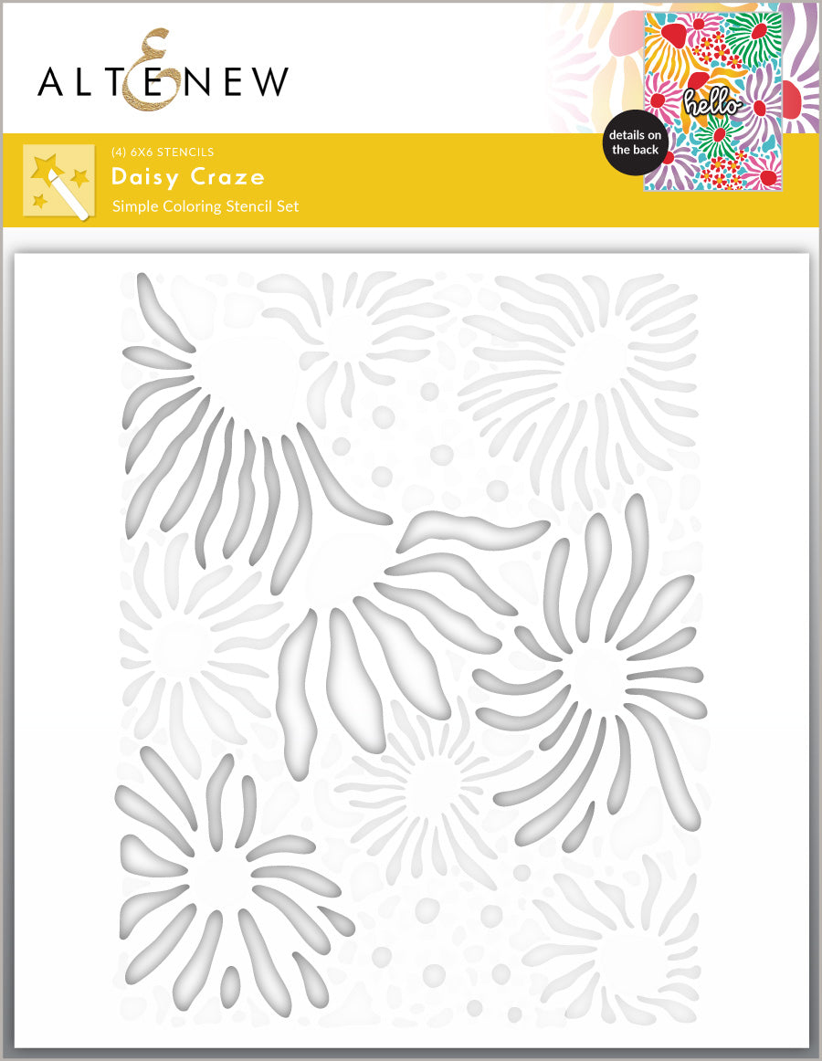 Stencil Daisy Craze Stencil Set (4 in 1)