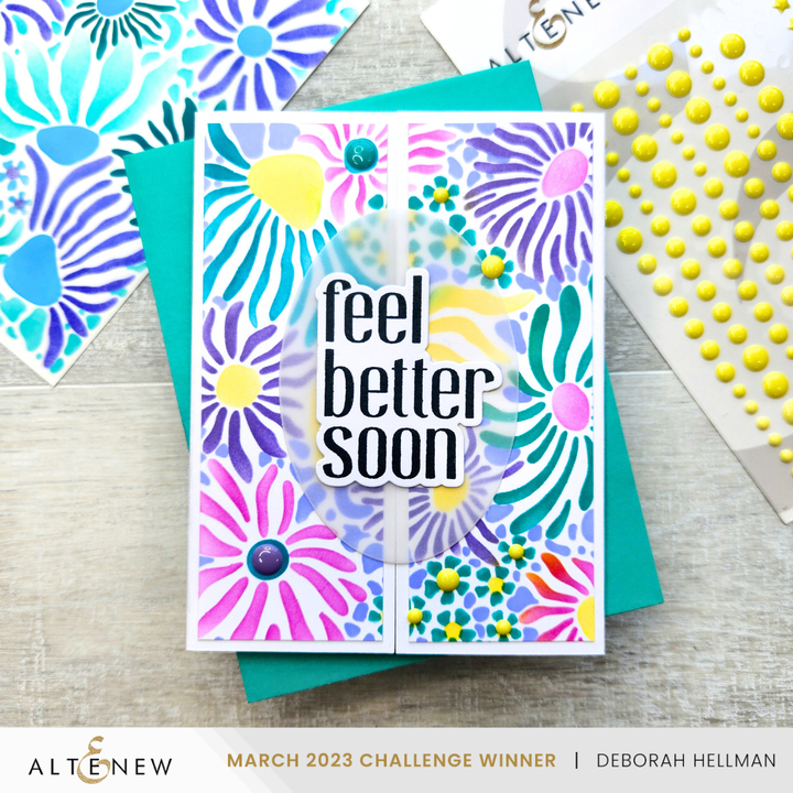 Stencil Daisy Craze Stencil Set (4 in 1)