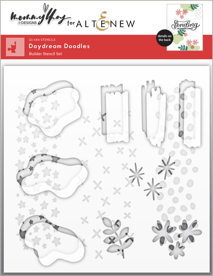 Stencil Daydream Doodles Stencil Set (2 in 1)