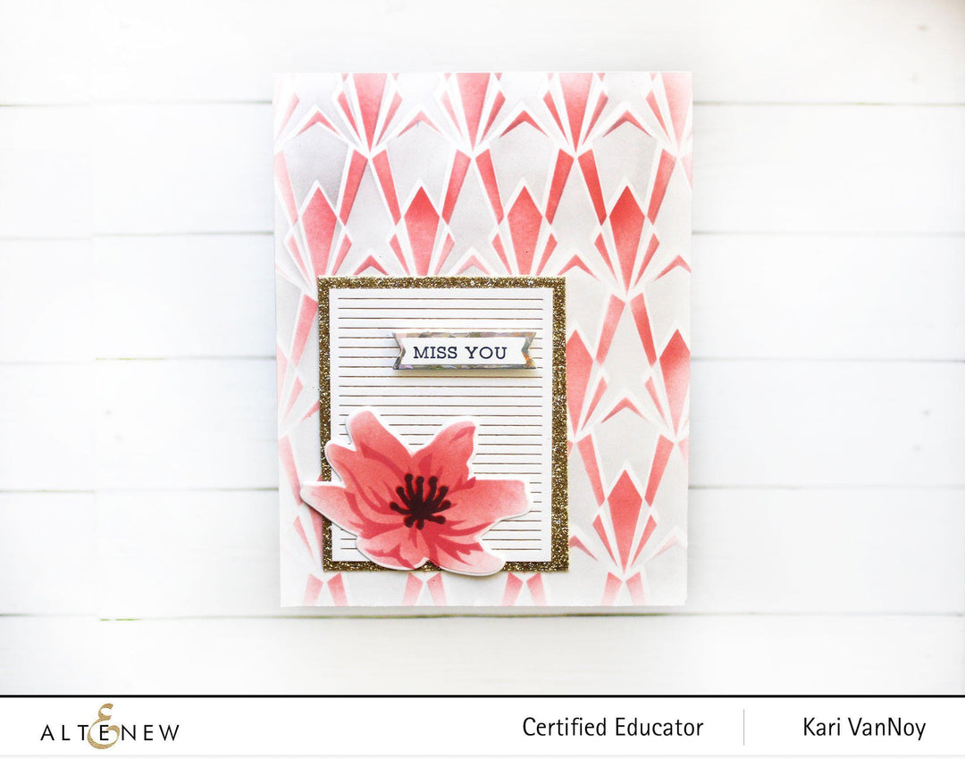 Stencil Deco Diamonds Builder Stencil Set (2 in 1)