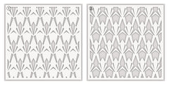 Stencil Deco Diamonds Builder Stencil Set (2 in 1)