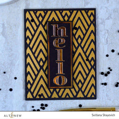 Stencil Deco Wallpaper Stencil