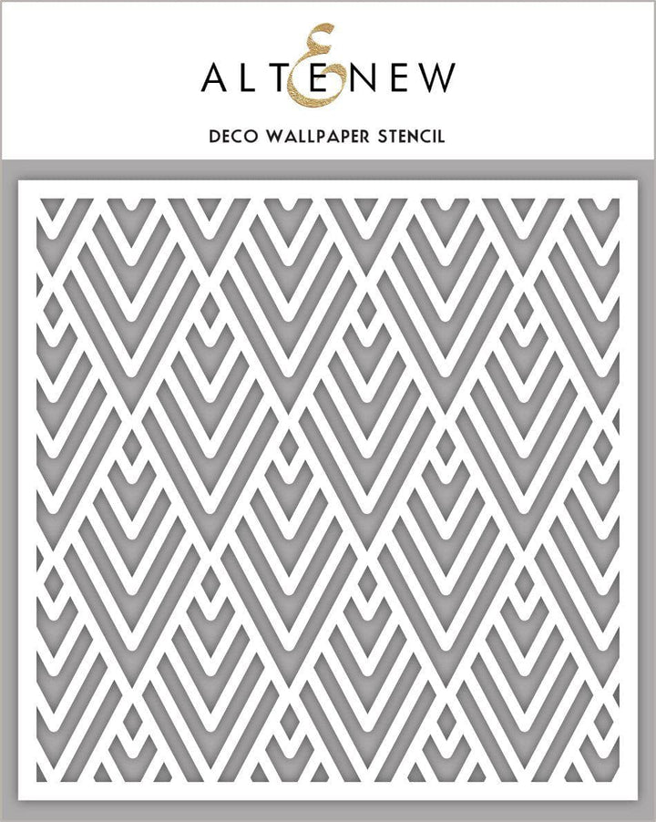 Stencil Deco Wallpaper Stencil