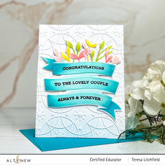 Stencil & Die & Embossing Folder Bundle A Banner Day
