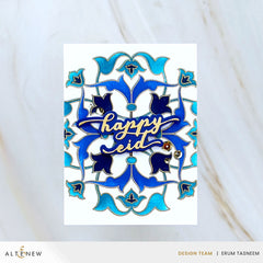 Stencil & Die & Embossing Folder Bundle Arabesque Medallion