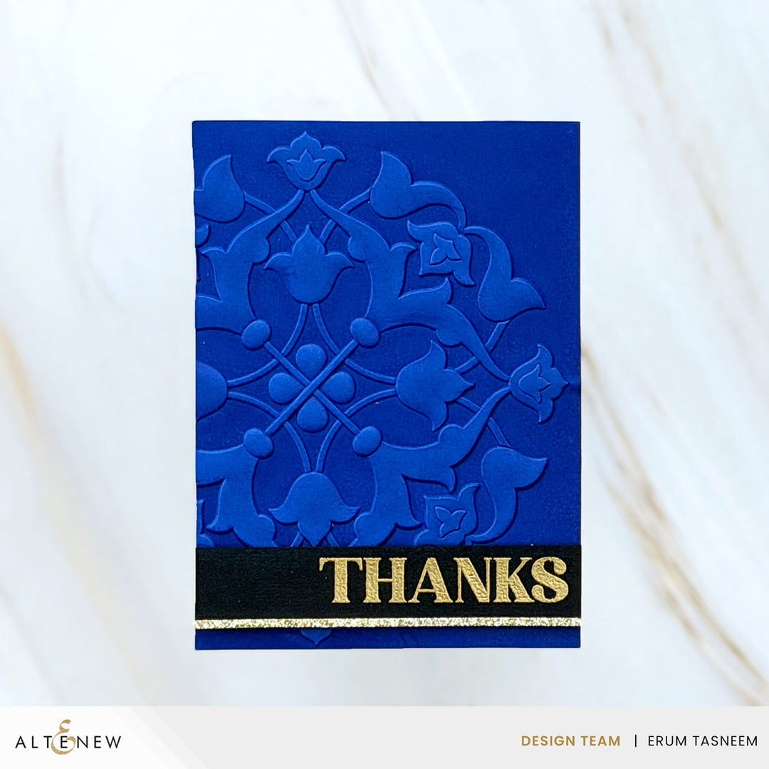 Stencil & Die & Embossing Folder Bundle Arabesque Medallion