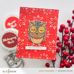 Stencil & Die & Embossing Folder Bundle Cozy Cabin Crafting Bundle