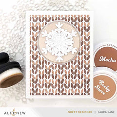 Stencil & Die & Embossing Folder Bundle Cozy Cabin Crafting Bundle